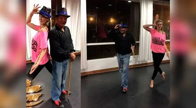 Denisse Dibós y Melcochita. Denisse Dibós y Melcochita.