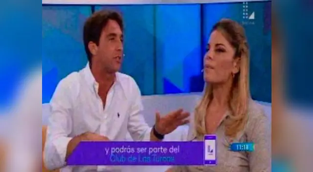 Antonio Pavón discutió con Sandra Arana.