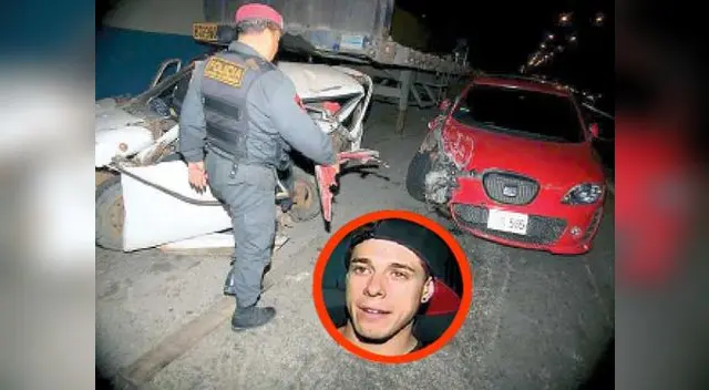 Conductor de taxi resultó con lesiones por lo que fue internado en una clínica local. 