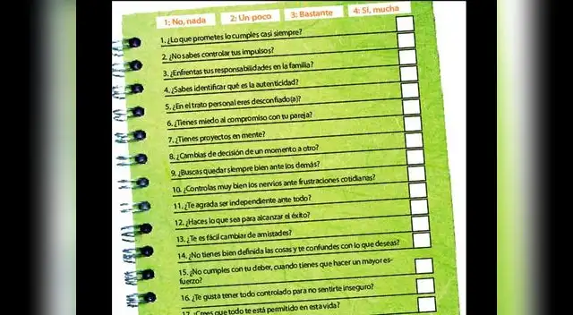 Resolviendo este test descubrirás si eres alguien capaz de asumir y enfrentar tus responsabilidades que se te presentan en la vida.