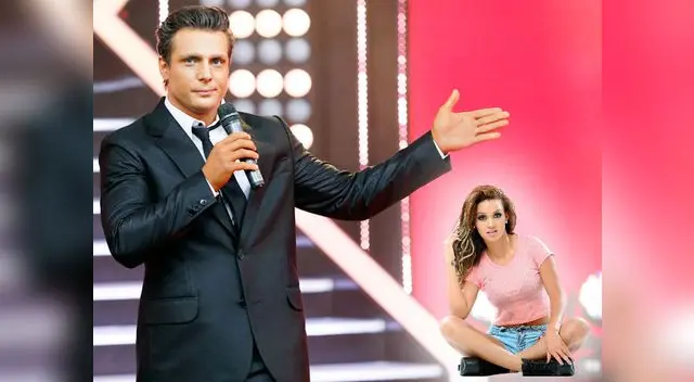 Ojiverde caracterizó a Luis Miguel en El gran show Ojiverde caracterizó a Luis Miguel en El gran show