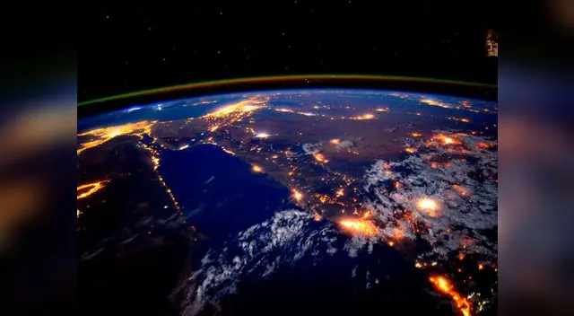 El Nilo visto desde el cielo.