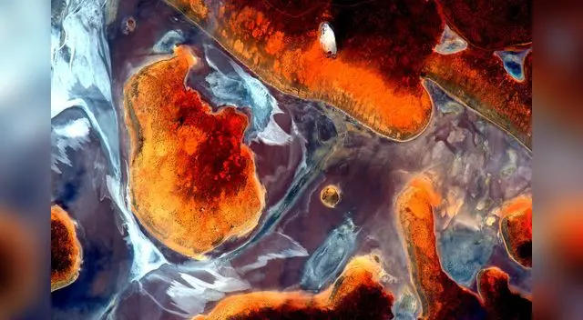 Australia desde la Estación Espacial Internacional.