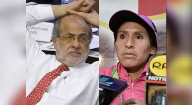 Daniel Abugattás indignó con sus palabras a la campeona Gladys Tejeda. Daniel Abugattás indignó con sus palabras a la campeona Gladys Tejeda.