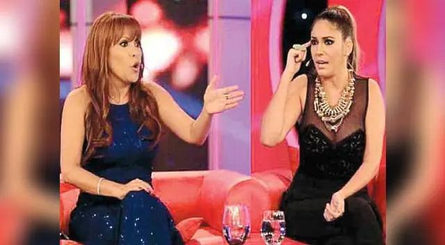 Magaly le critica por baja sintonía en programa de Tilsa.