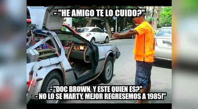 Ni 'Volver al futuro' se salvó de las bromas