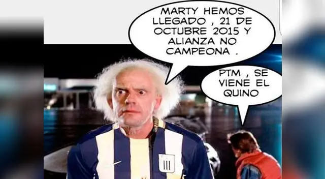 Los personajes de la zaga en curiosa escena con la camiseta de Alianza.  