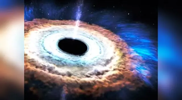 Aquí te mostramos como un agujero negro devora y destruye una estrella.