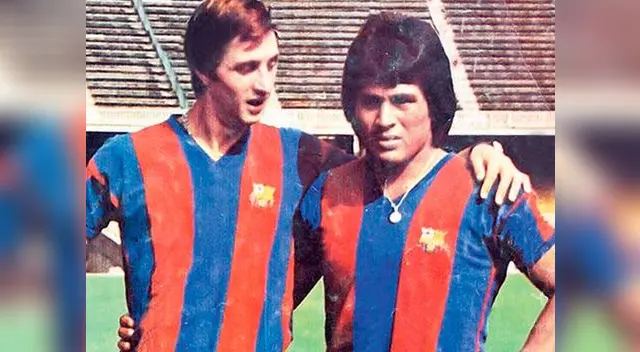 Sotil y Cruyff conformaron una dupla de temer en el Barcelona