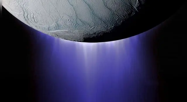 Últimas imágenes de Enceladus de Saturno.