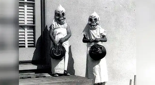 Los disfraces de antes si cumplían la función de asustar