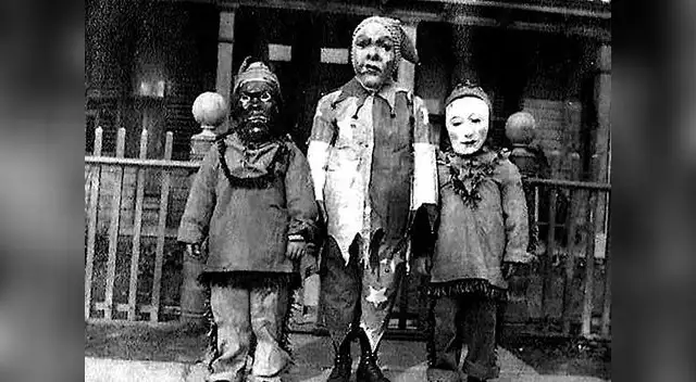 Los disfraces de antes si cumplían la función de asustar