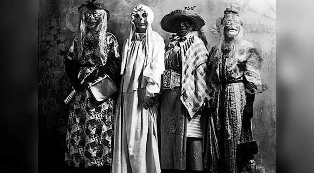 Los disfraces de antes si cumplían la función de asustar