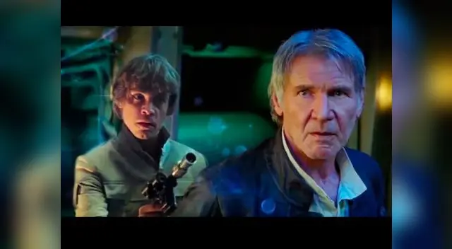 Luke aparece junto a un viejo Han Solo Luke aparece junto a un viejo Han Solo
