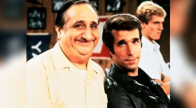 Al Molinario junto a Henry Winkler, popular Fonsi