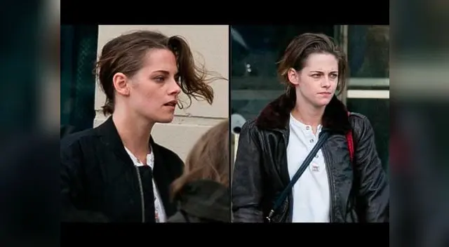Kristen Stewart luce así en las filmaciones.