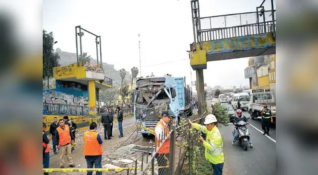 Accidente generó infernal congestión vehicular durante siete horas.