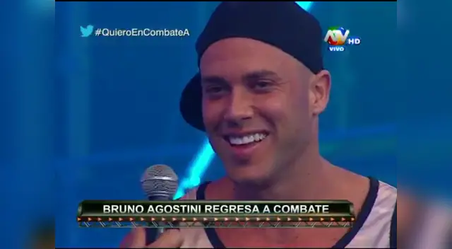 Bruno Agostini regreso a Combate tras suspensión.