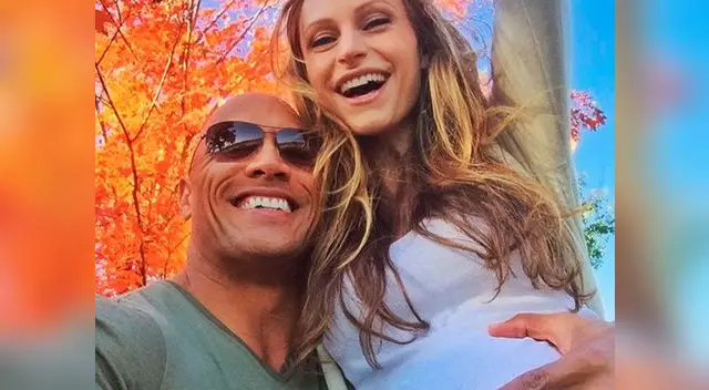 Dwayne Johnson y su novia Lauren Hashian. Dwayne Johnson y su novia Lauren Hashian.