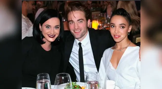Katy Perry, Robert Pattinson y FKA Twigs en noche de gala.