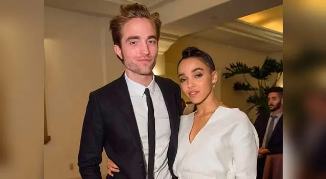 Robert Pattinson y FKA Twigs en noche de gala.