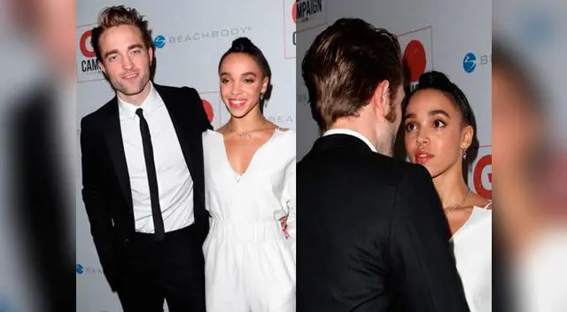 Robert Pattinson y FKA Twigs en noche de gala.