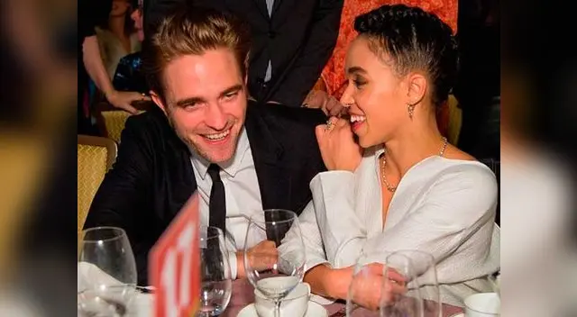 Robert Pattinson y FKA Twigs en noche de gala.