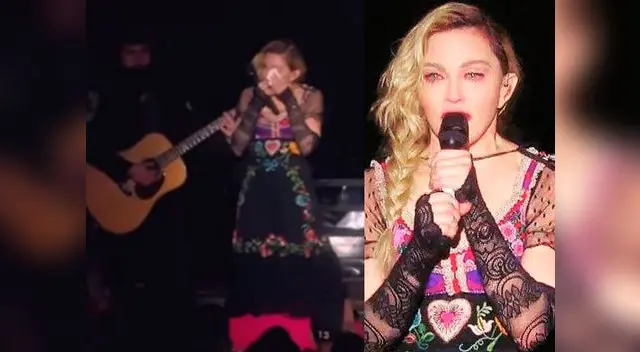 Madonna dedicó un minuto de silencio en memoria de las víctimas Madonna dedicó un minuto de silencio en memoria de las víctimas