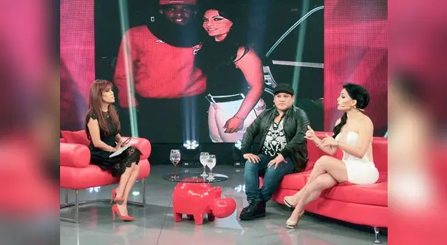 Evelyn Vela y promotor de eventos se presentaron en set de Magaly