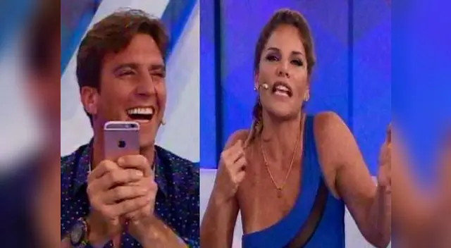 Antonio Pavón y Sandra Arana en pelea de niños.