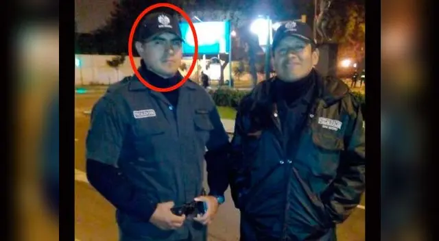 Carlos Hernández Otarola, sereno que agredió a transeúnte.