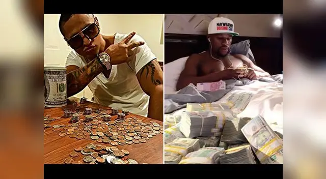 El contraste entre Maicelo y Mayweather