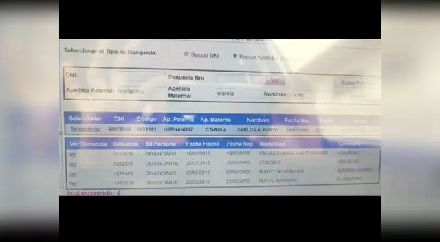 Estas son las denuncias que tiene el sereno. Estas son las denuncias que tiene el sereno.