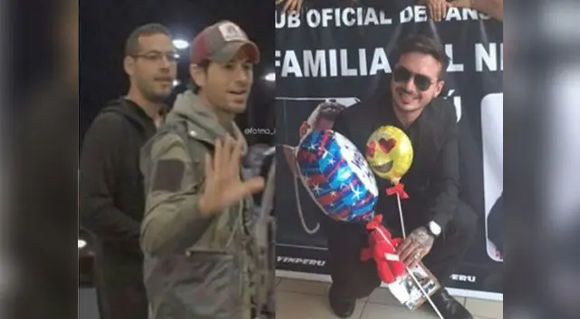 Estrellas latinas a horas del concierto.