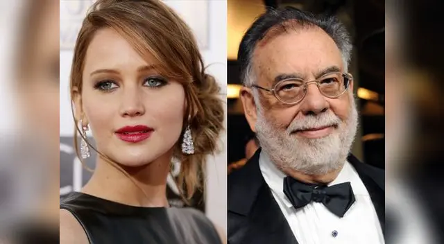 Jennifer Lawrence y Francis Ford Coppola.