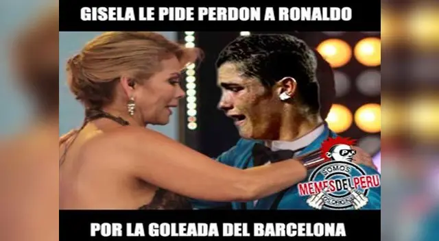 Gisela consuela a Cristiano Ronaldo. Gisela consuela a Cristiano Ronaldo.