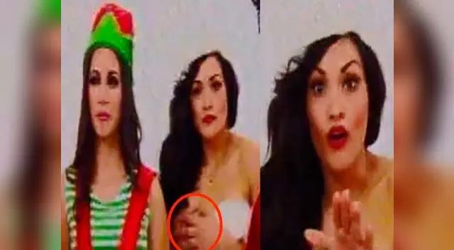 Michelle Soifer dejó ver un seno por error.