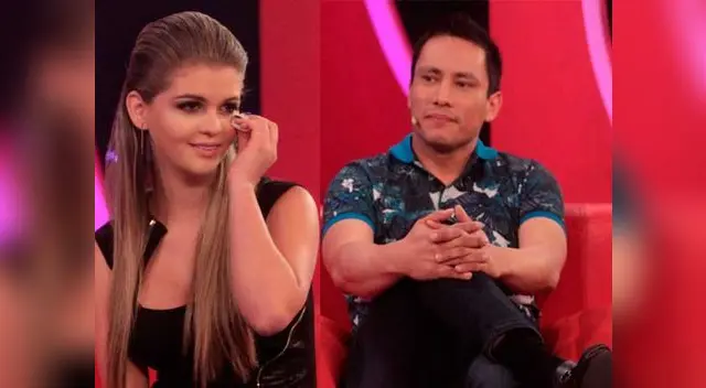 Brunella Horna salió fastidiada de evento al que asistió con Renzo Costa.