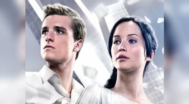 Josh Hutcherson y Jennifer Lawrence.