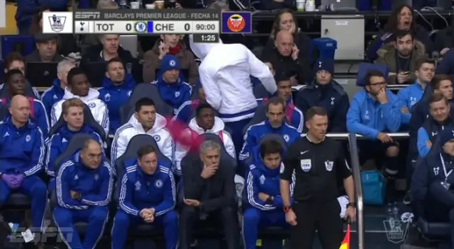 Jugador no ocultó su molestia