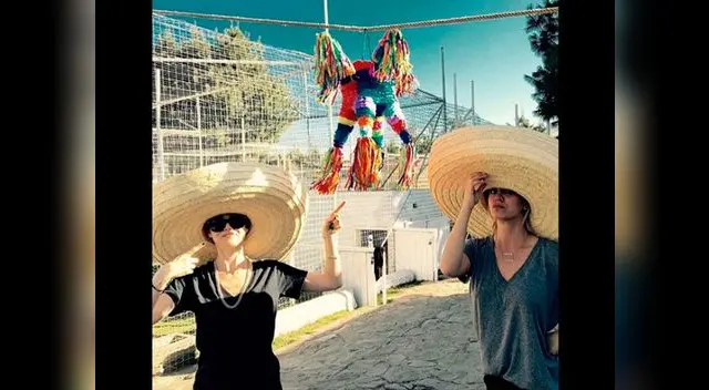 La pasó en compañía de sus amigos