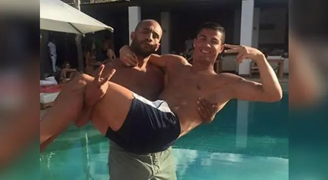 Cristiano se divierte a lo grande.