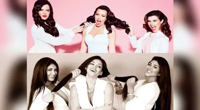 Las hermanas de Michelle imitan a las Kardashians.