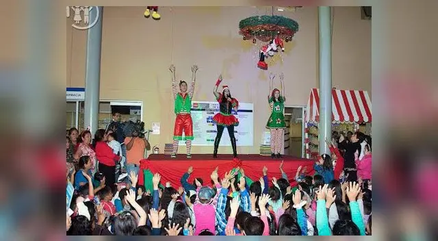 Pequeños cantaron y bailaron con show navideño Pequeños cantaron y bailaron con show navideño