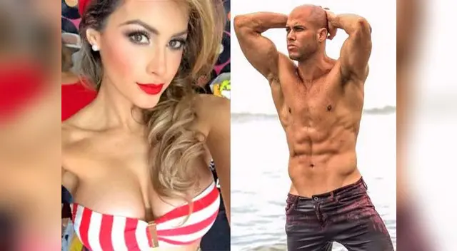 Milett Figueroa y Bruno Agostini. Milett Figueroa y Bruno Agostini.