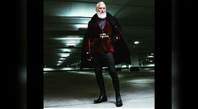El nuevo Papá Noel fashion invade las redes sociales.