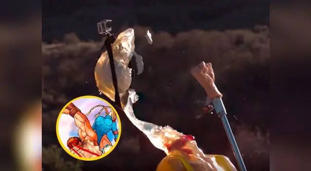 Recreación el letal 'shoryuken'.