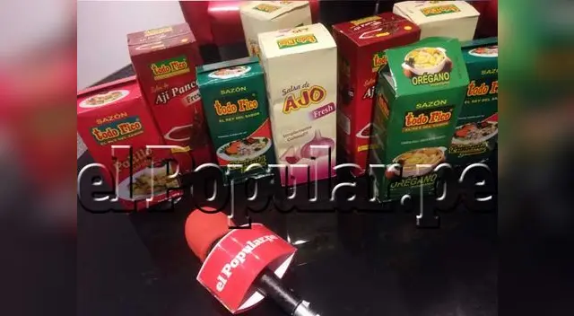 Productos de 'Sazón todo rico, el Rey del sabor'.