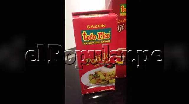 Productos de 'Sazón todo rico, el Rey del sabor'.