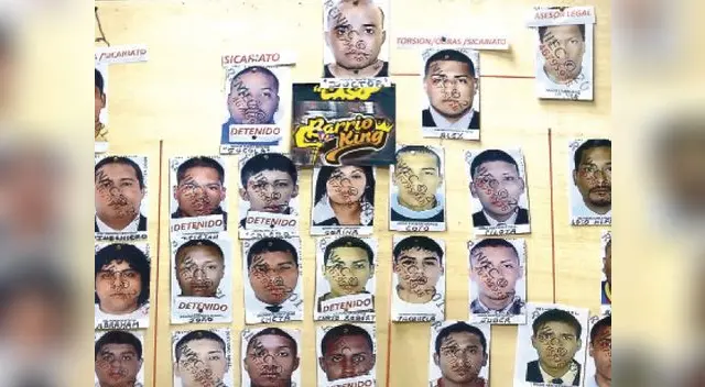 Organigrama elaborado por la policía gracias a escuchas telefónicas.